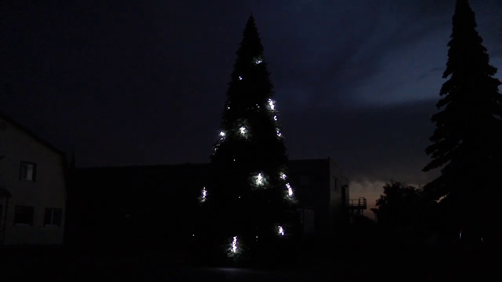 Уличная гирлянда "Тающие сосульки-Мишура" GT (24В) на елку от 4 до 30 м