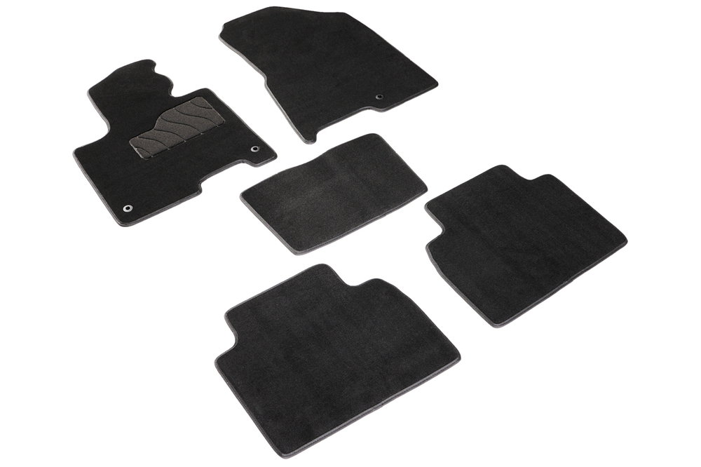 Ворсовые коврики LUX для KIA Sportage V (дл. база) 2021-2025 Seintex.98559