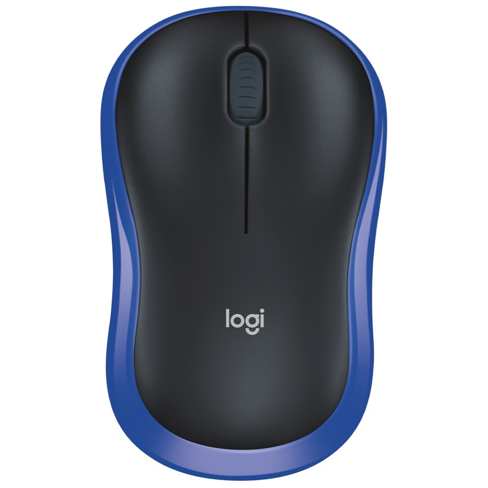 Мышь Logitech M185 Wireless 2.4 Ghz, Blue