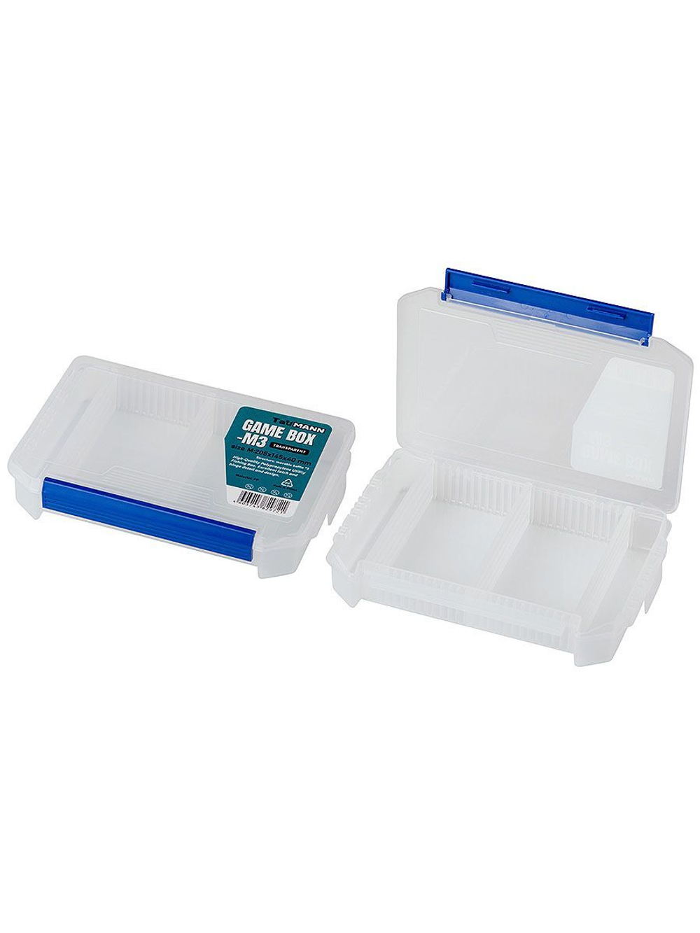 Органайзер рыболовный TauMANN Game Box M3 Transparent (205x145x40)