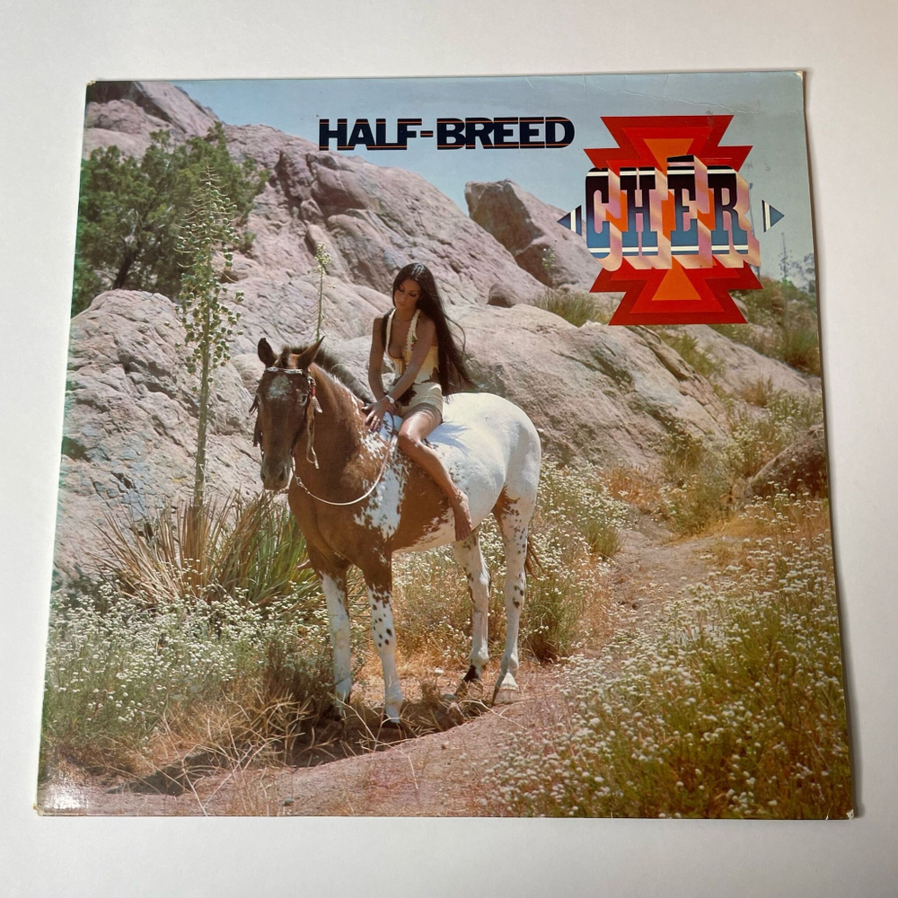Винтажная виниловая пластинка LP Cher Шеф Half Breed (Germany 1974)