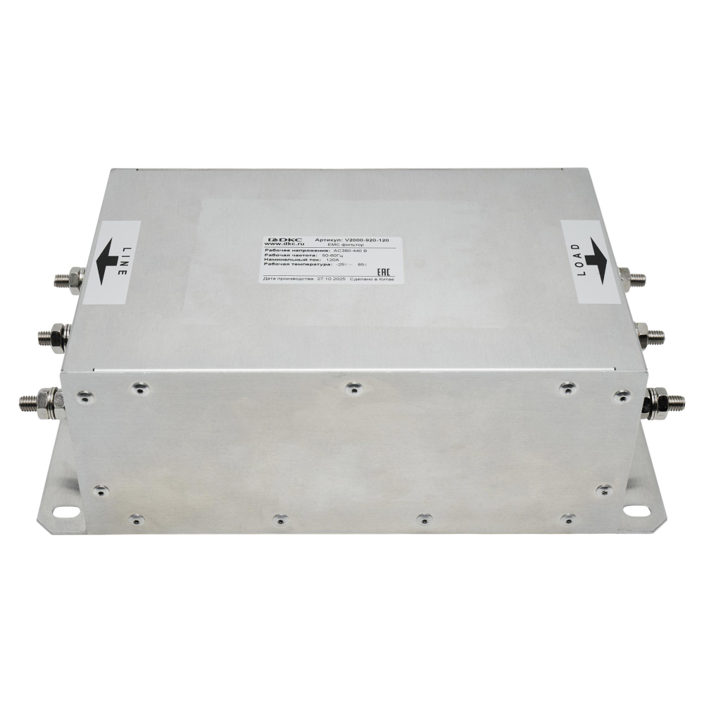 3-х фазный ЭМС фильтр для преобразователей частоты серии V2000