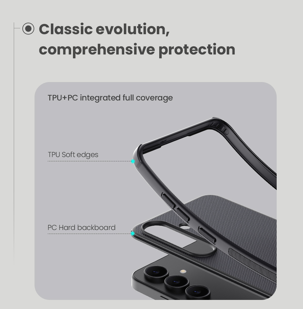 Чехол противоударный от Nillkin для Samsung Galaxy S25 FE, серия Super Frosted Shield Pro