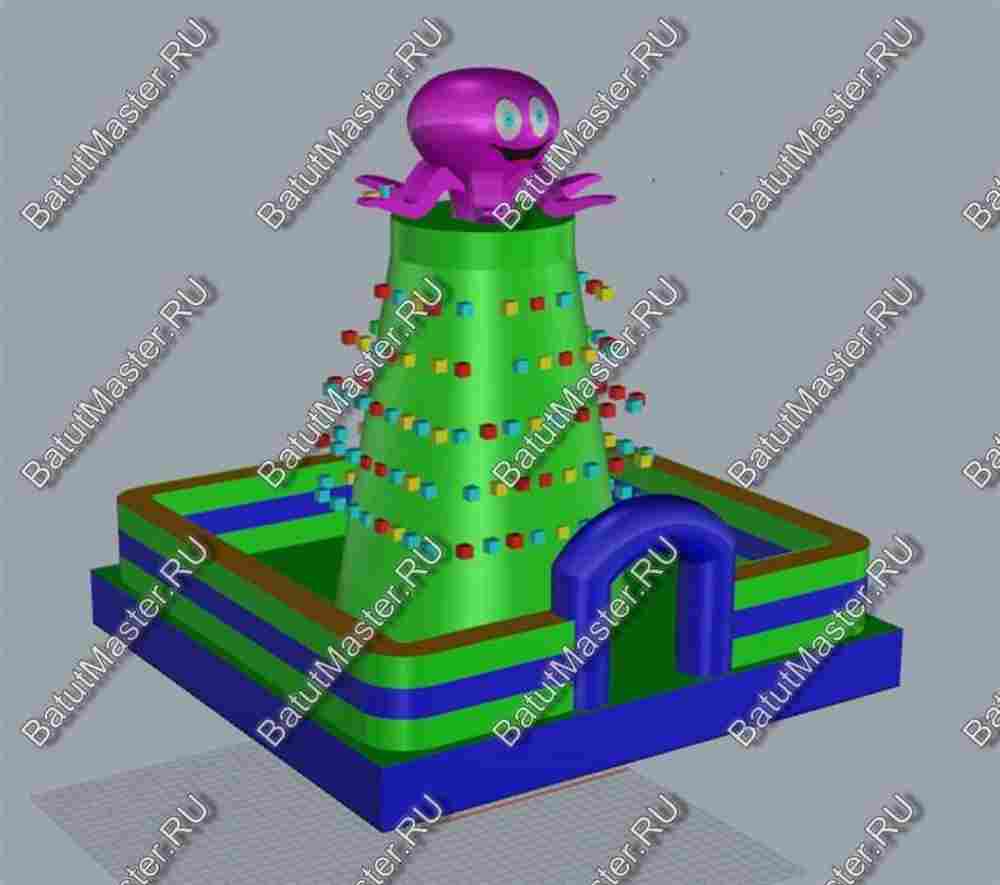 Скалодром "Солнечный осьминог" 8*8*7 м