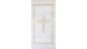 Погребальный набор шелковый "Крест новый"