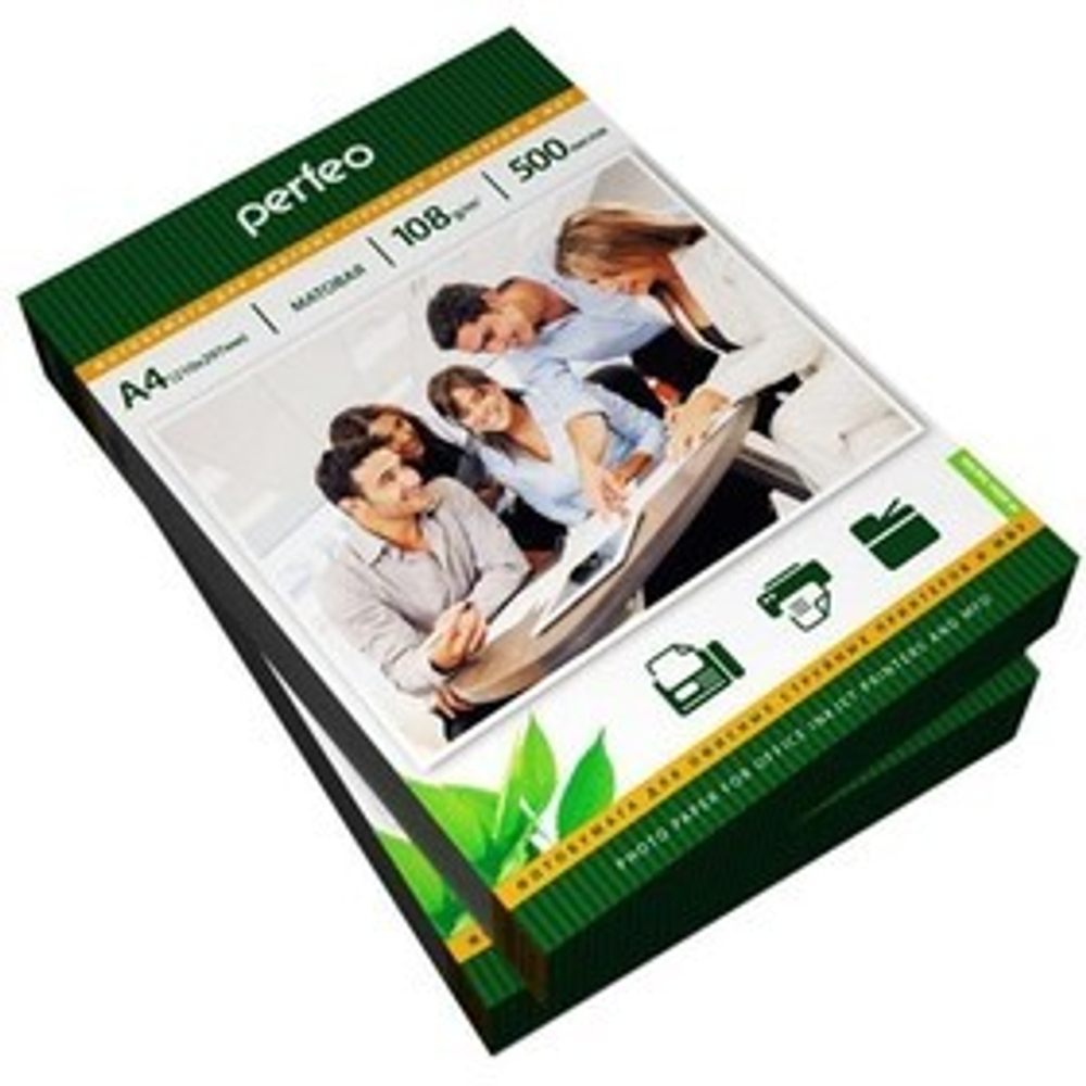 Фото-бумага PERFEO A4 108 г/м2 матовая 500л