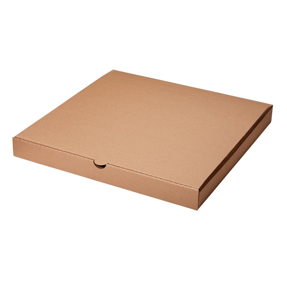 Коробка для пиццы 350х350х40 крафт 1/шт (50 шт.)