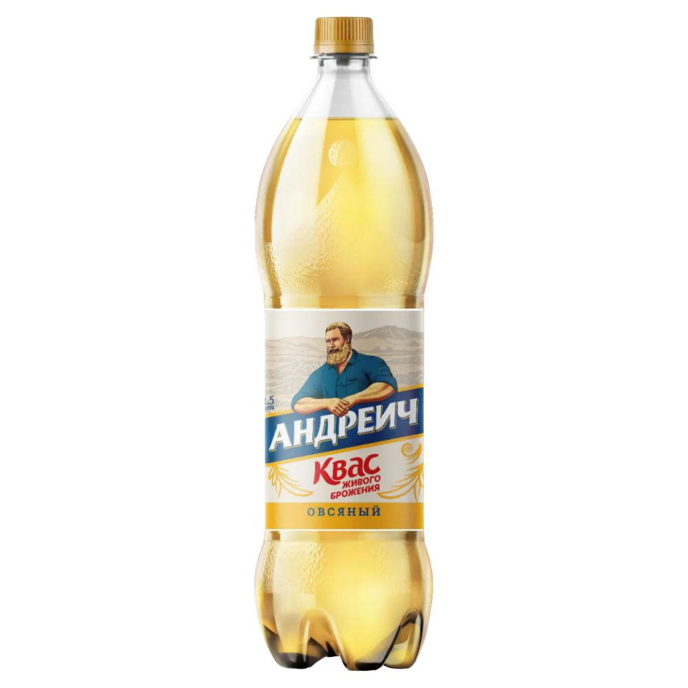 Квас Адреич Бочкари Овсяный 1,5л