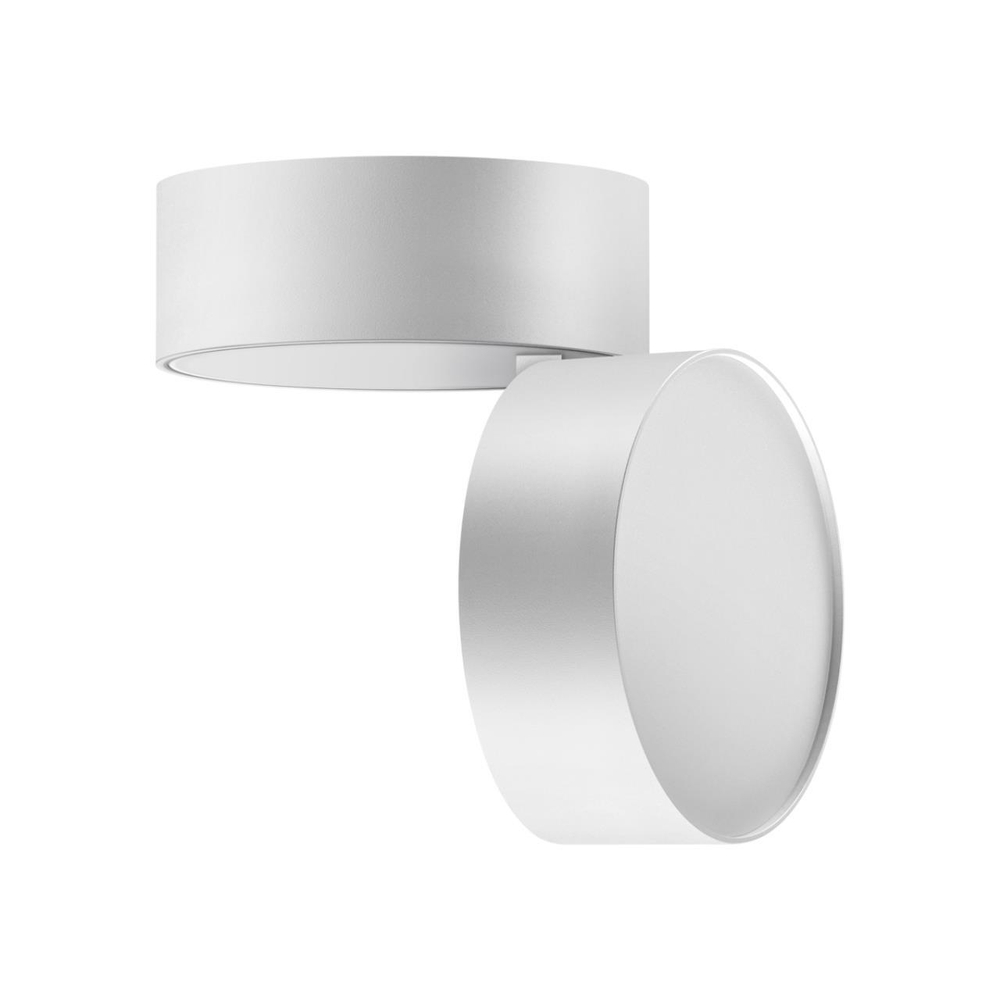 358749 OVER NT21 148 белый Накладной светодиодный светильник IP20 LED 24W 4000K 2100Лм 100-265V PROMETA