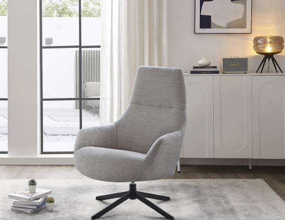 Крутящееся кресло Beta, серо-бежевое