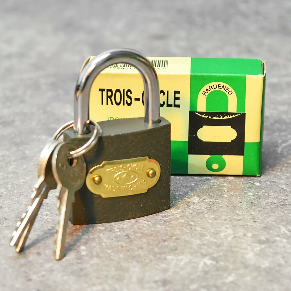 Замок навесной 38мм серый Китай