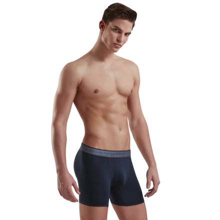 Мужские трусы боксеры удлиненные темно-синие Doreanse 1776