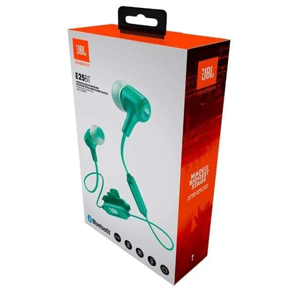 Беспроводные наушники JBL E25BT TEAL, внутриканальные