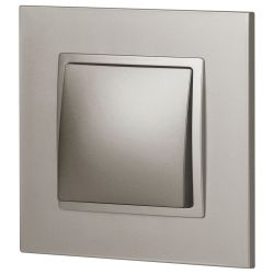 Выключатель ЭРА Elegance 14-1101-16 , 10АХ-250В, титан | Эра Elegance