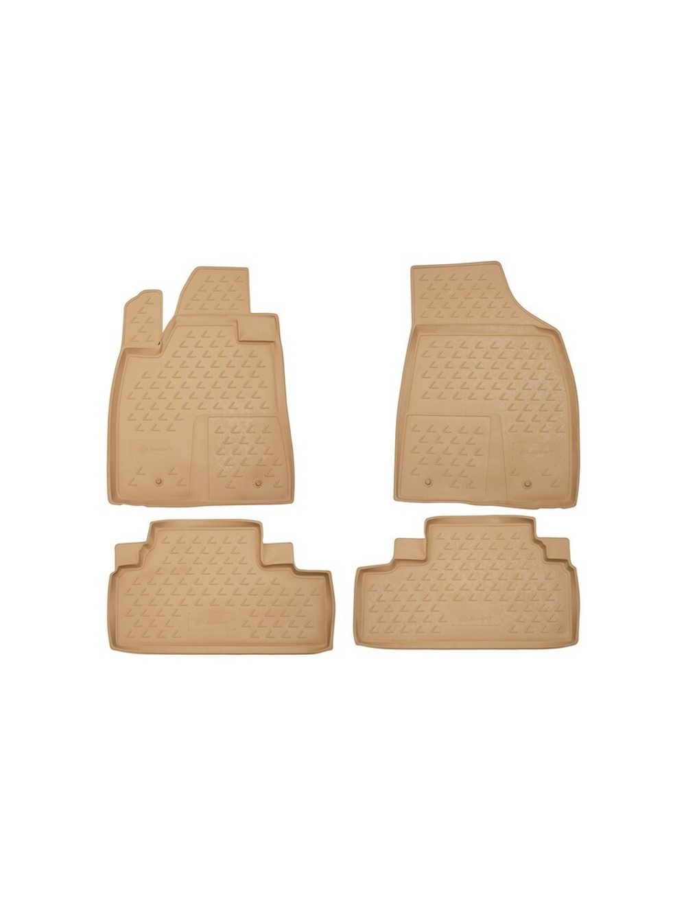 Коврики в салон для LEXUS RX350 2009-2012, 4 шт. (полиуретан, бежевые) NLC.29.10.212K