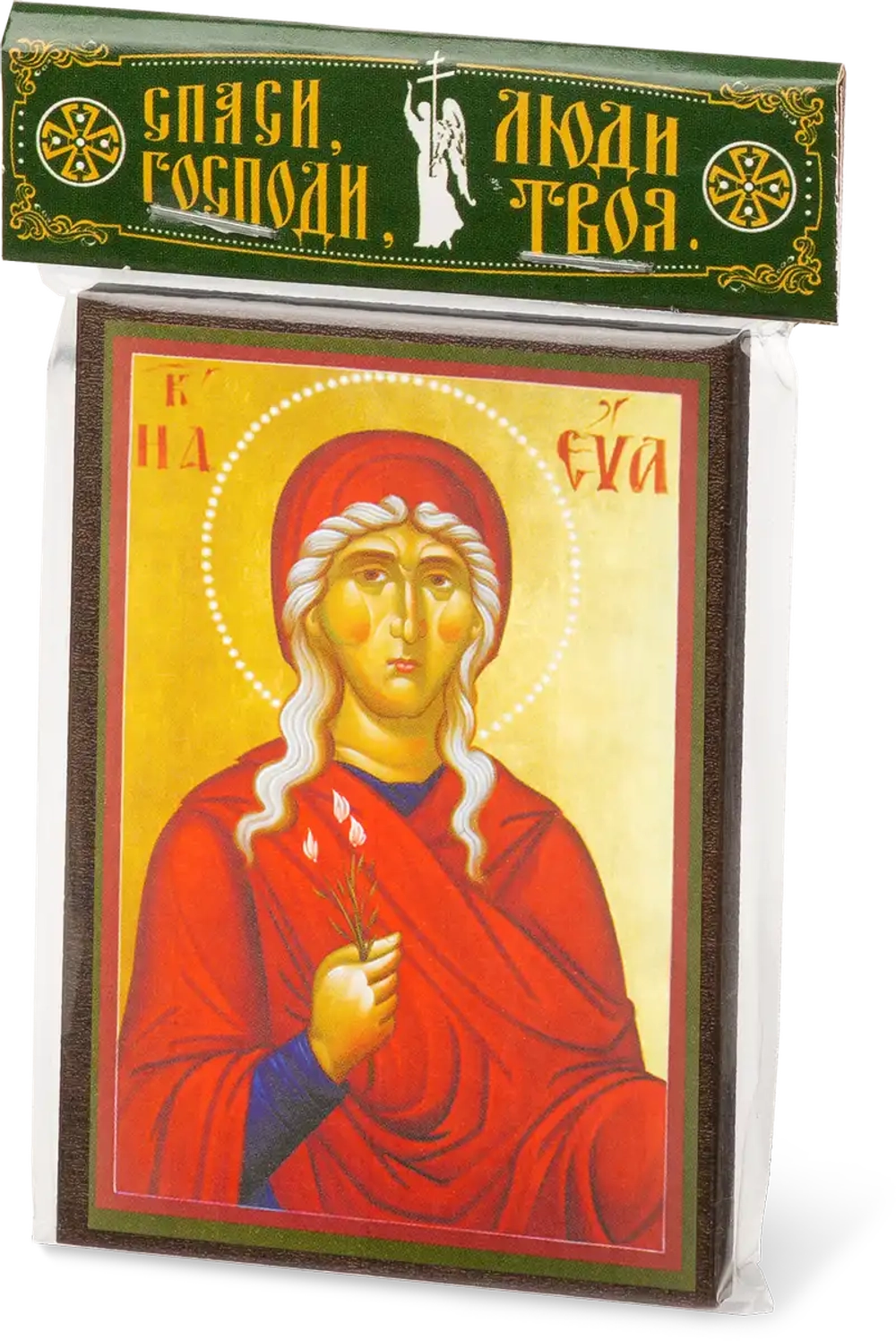 Икона "Ева Праматерь" 6х9 на МДФ-6