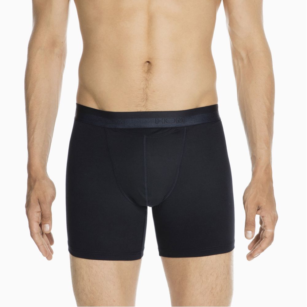 Мужские трусы боксеры удлиненные темно-синие HOM HO1 Long Boxer Briefs HO1 359519_4000RA