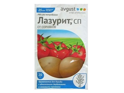 Лазурит 20г от сорняков на картофеле и томате, Август