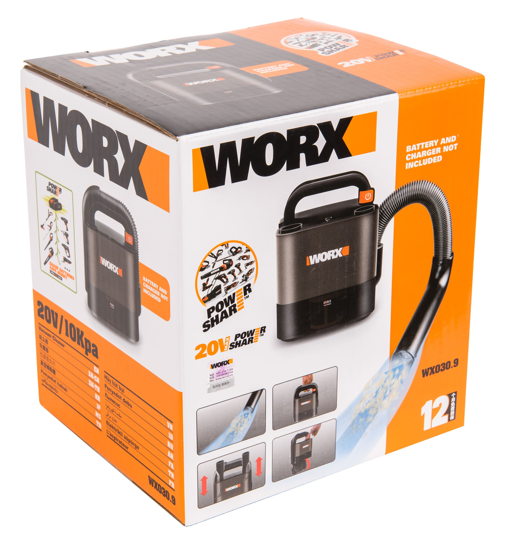 Аккумуляторный пылесос WORX WX030.9 20В