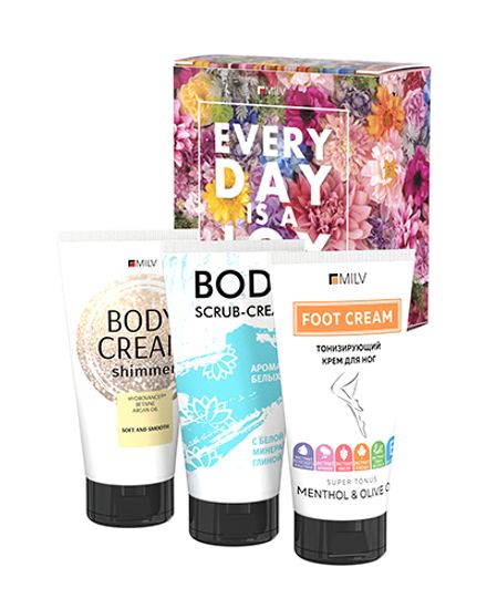 Набор средств для рук и тела «EVERY DAY IS A JOY» 3 шт. по 150 мл.