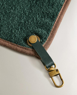 ZARA HOME ХЛОПКОВОЕ ПОЛОТЕНЦЕ "GOLF CLUB", ЗЕЛЕНЫЙ