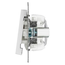 Переключатель Intro Accent 6-108-01 перекрёстный, 10А-250В, IP20, СУ, AL/CU, белый