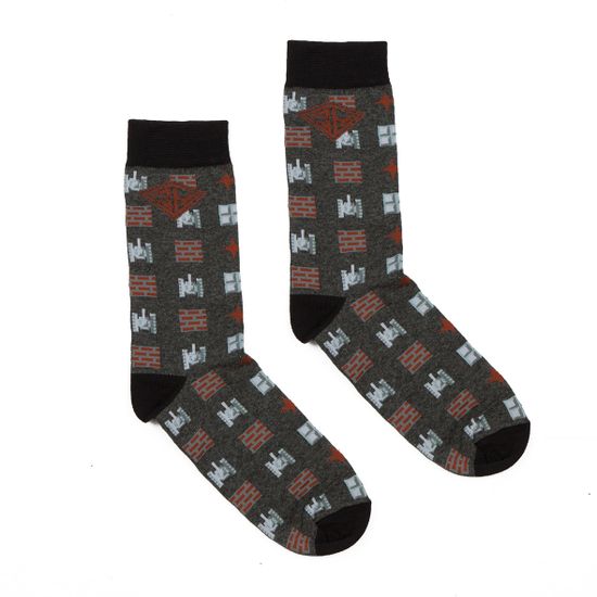 Носки ЗАПОРОЖЕЦ Танк Серый Меланж