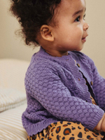 Вязаный кардиган для малышей Next K82-412, Фиолетовый