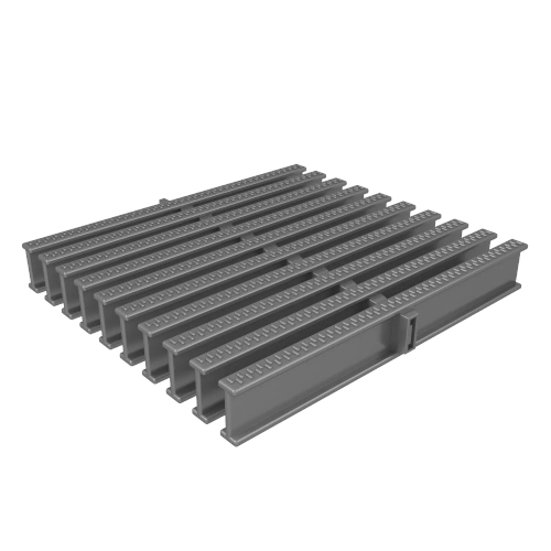 ПЕРЕЛИВНАЯ РЕШЕТКА ACON 245x34 мм, цвет нержавеющая сталь