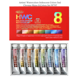 Holbein : Artists' : Watercolour Paint : Chroma Shine набор из 8