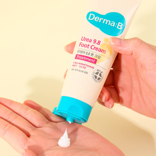 Смягчающий ламеллярный крем для ног с мочевиной Derma:B Urea 9.8 Foot Cream. 80 мл