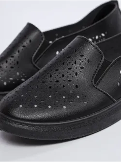 Мокасины летние с перфорацией