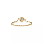 Кольцо из золота 18к(750 проба) с бриллиантом, Tiffany , Yard Ring✨