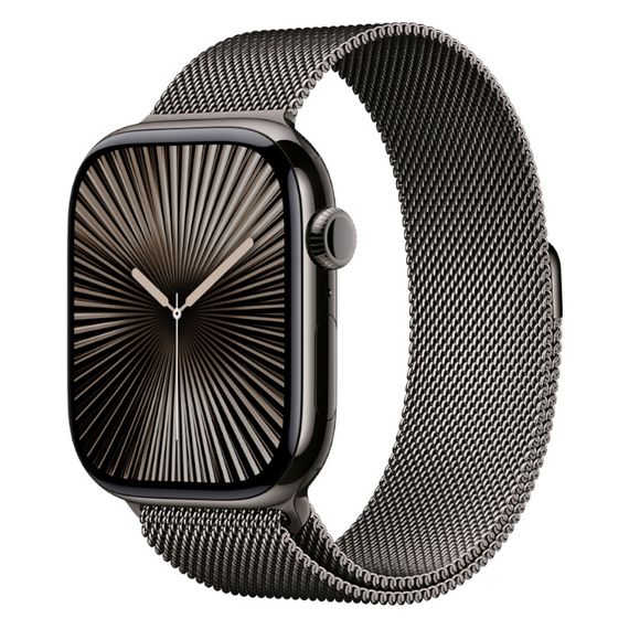 Часы Apple Watch Series 10 46mm Slate Titanium Case, Milano Loop (Slate) M/L
