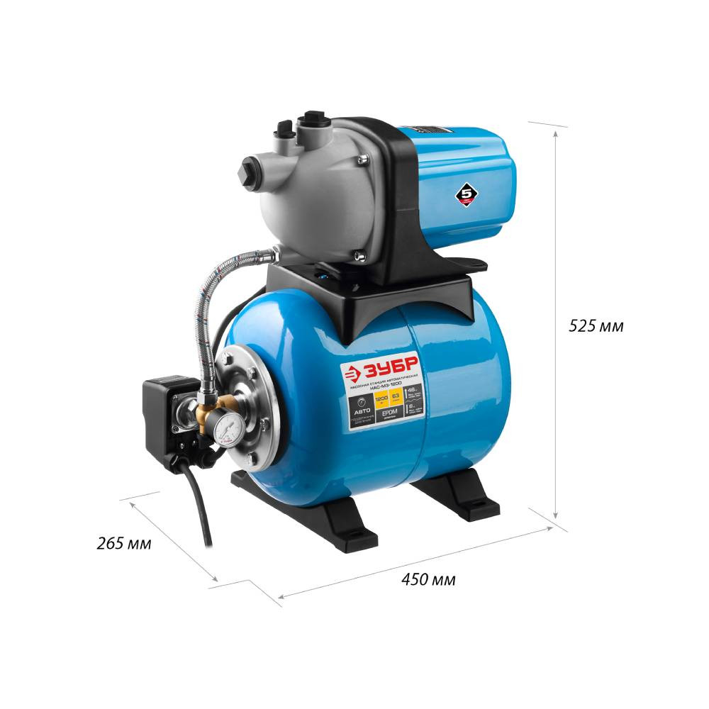 Станция насосная Зубр Мастер НАС-М3-1200
