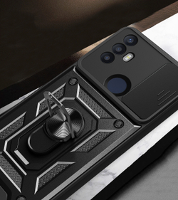 Чехол с кольцом Bumper Case для TCL 30 SE/305/306
