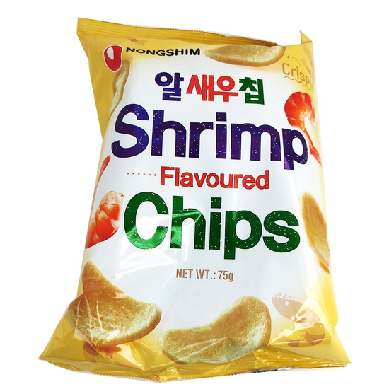 Чипсы Shrimp Flavoured Chips с креветочным вкусом, 75гр
