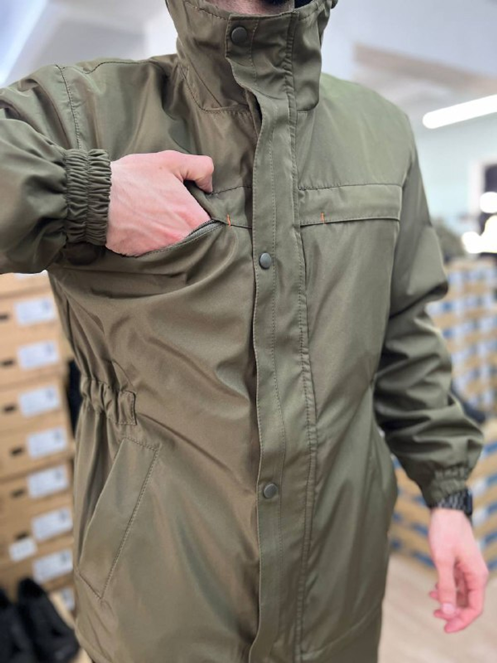 Костюм Город 2 деми / олива