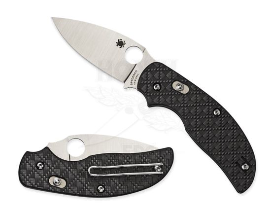 Складной нож Spyderco Sage 3 C123CFBAP c клинком из стали CPM-S30V, рукоять карбон