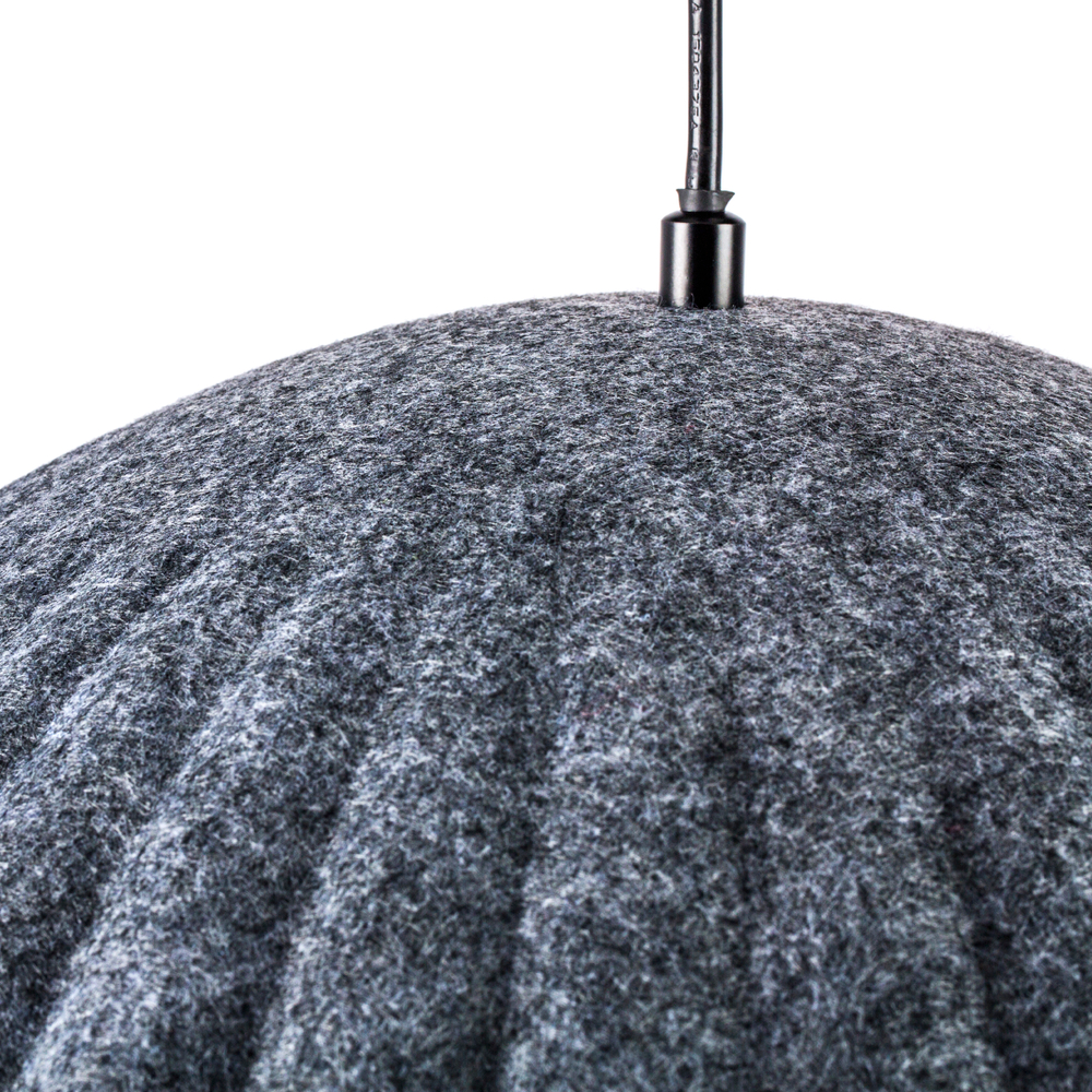 799557 Люстра FENICIA 1х12W (led) E27 ЧЕРНЫЙ/СЕРЫЙ