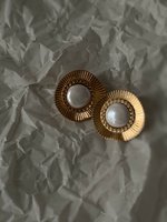 Серьги Pearl, Золотые