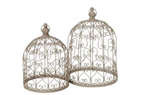 Набор из 2-х декоративных клошей "Ажур" 26x36см / 30x43,5см + 5см кольцо