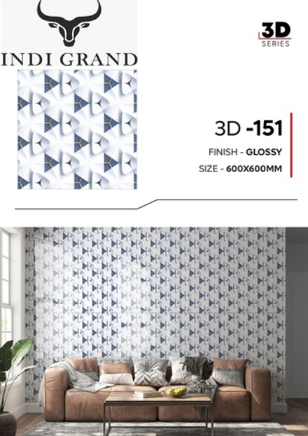 Керамогранит 3D 60х60 glossy - 151