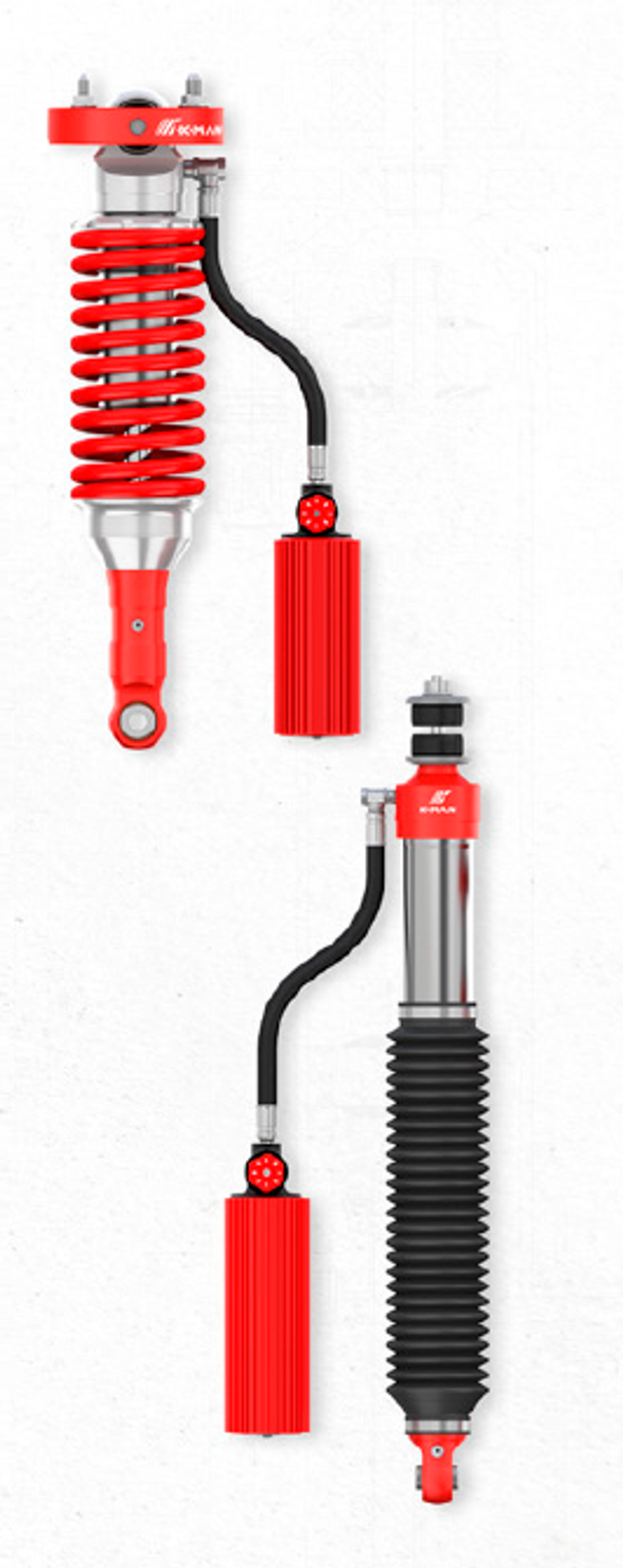 Подвеска Kman в комплекте для Dodge RAM 1500 2019+ Лифт 2 дюйма Додж амортизаторы аморты