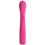 Розовый вибратор-кролик Novak - 19,8 см. (Цвет: розовый)
