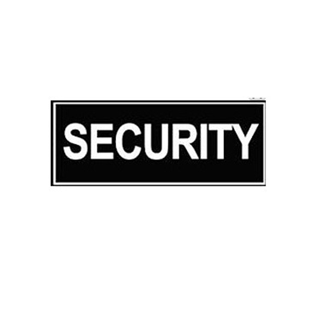 Надпись SECURITY 1шт