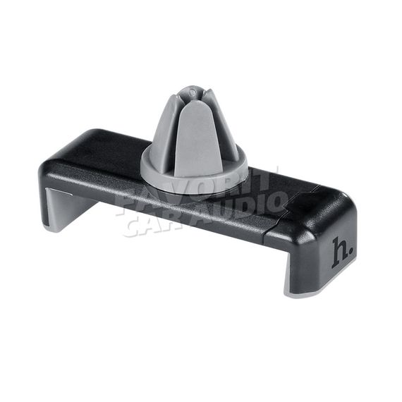 Держатель HOCO CPH01 пластик воздуховод чёрный/серый