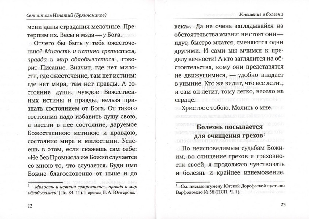 Утешение в болезни и смерти. Утешение в болезни и смерти. Избранное из писем. Святитель Игнатий (Брянчанинов)