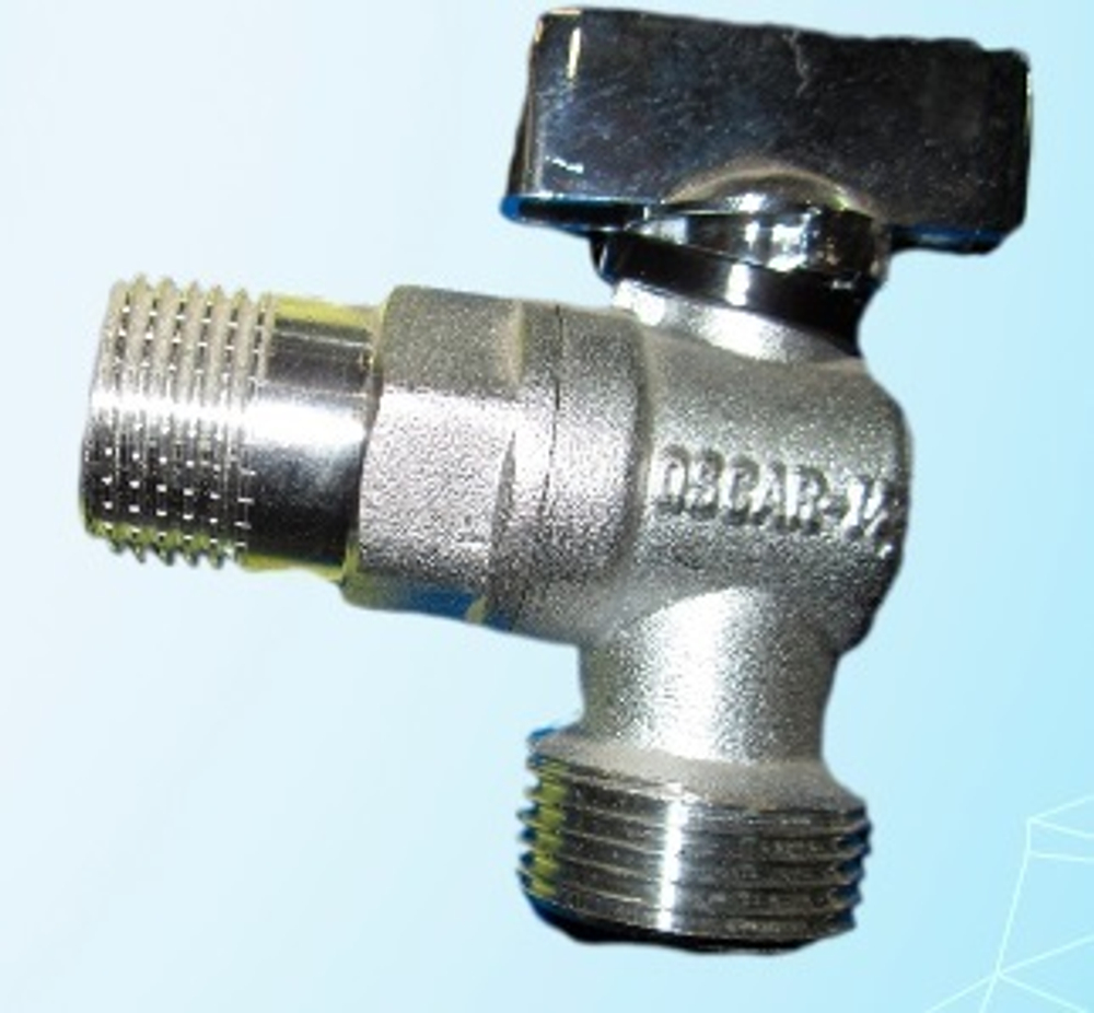 Кран угловой 1/2"Н х 3/4"Н