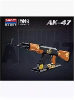 Конструктор штурмовой Автомат АК-47 663 детали
